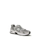 Gray Polyamide Athletic Sneakers
