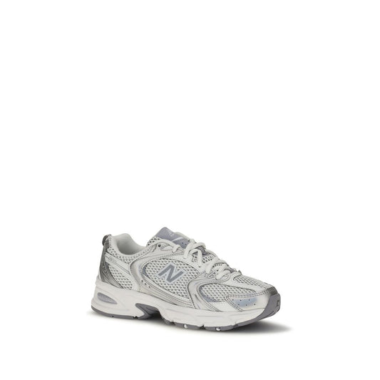 White Polyamide Athletic Sneakers