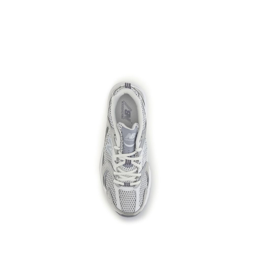 White Polyamide Athletic Sneakers