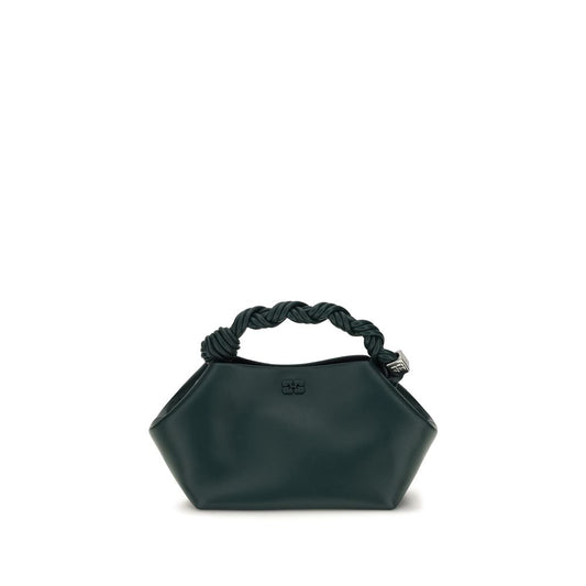 Bicolor Recycled Leather Shoulder Bag