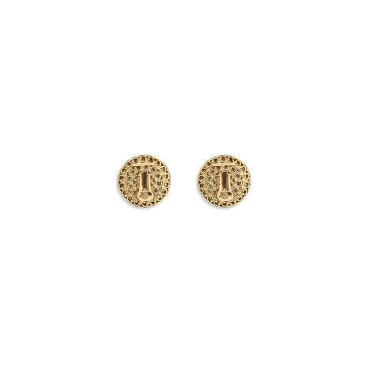 Gold Glass Earrings