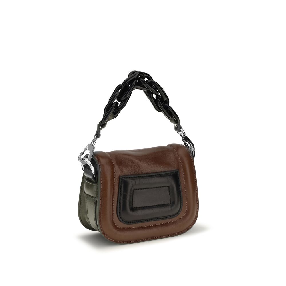 Brown Calf Leather Bos Taurus Handbag