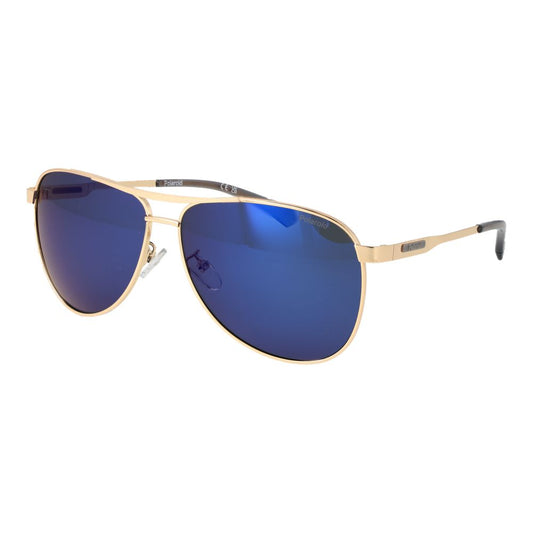 Gold Stainless Steel Sunglasses