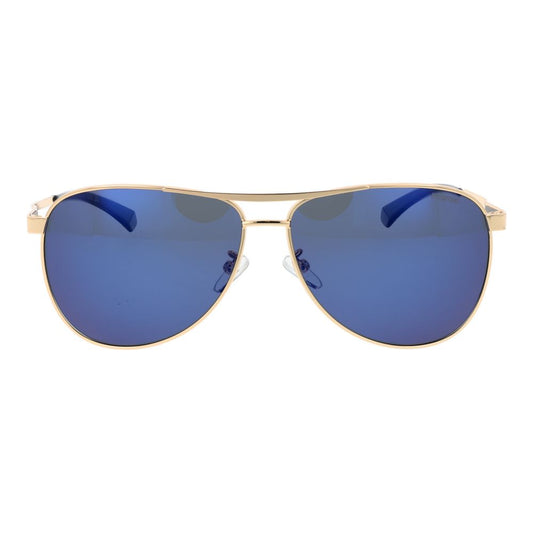 Gold Stainless Steel Sunglasses