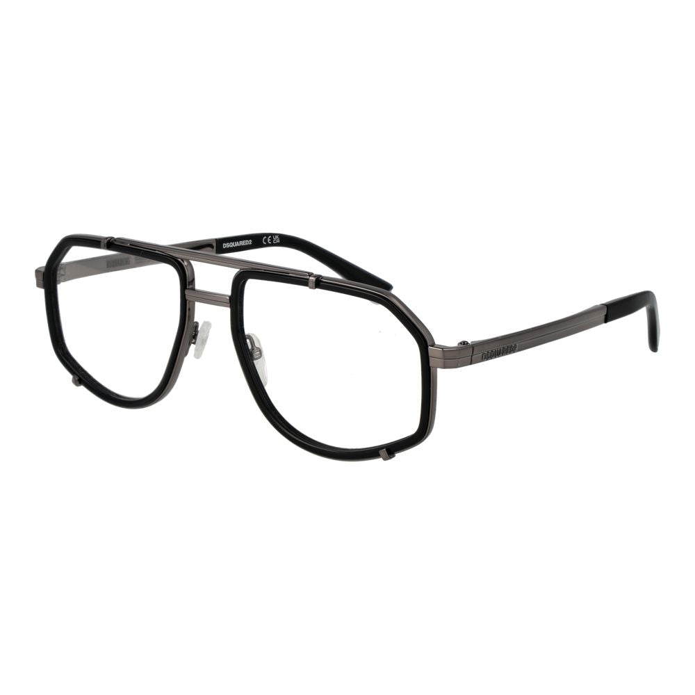 Black Metal Glasses (Frames)