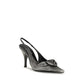 Gray Goatskin High Heel Pumps