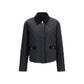 Black Cotton Full-Length Jacket