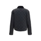 Black Cotton Full-Length Jacket