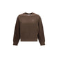 Brown Cotton Sweatshirt