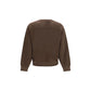 Brown Cotton Sweatshirt