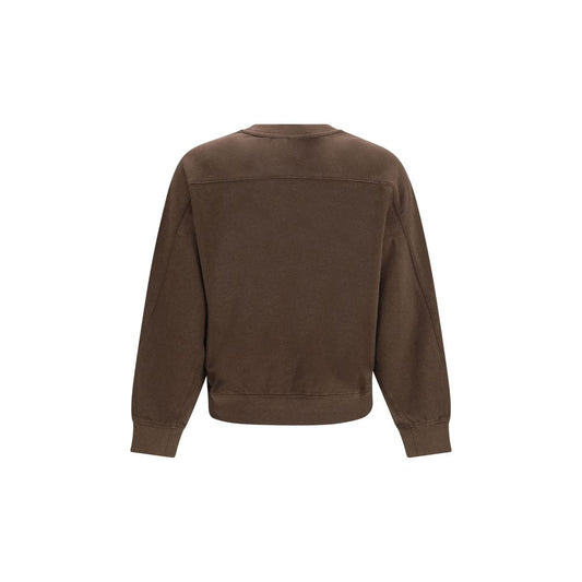 Brown Cotton Sweatshirt
