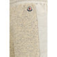 Beige Polyester Joggers (Workout Pants)