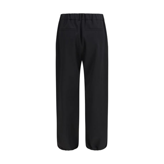 Black Wool Oves Aries Joggers (Workout Pants)