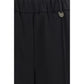 Black Wool Oves Aries Joggers (Workout Pants)
