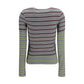 Gray Cotton Long Sleeve T-Shirt