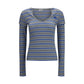 Gray Cotton Long Sleeve T-Shirt