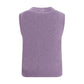 Gray Alpaca Vicugna Pacos Sleeveles Sweater