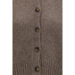 Brown Wool Oves Aries Cardigan