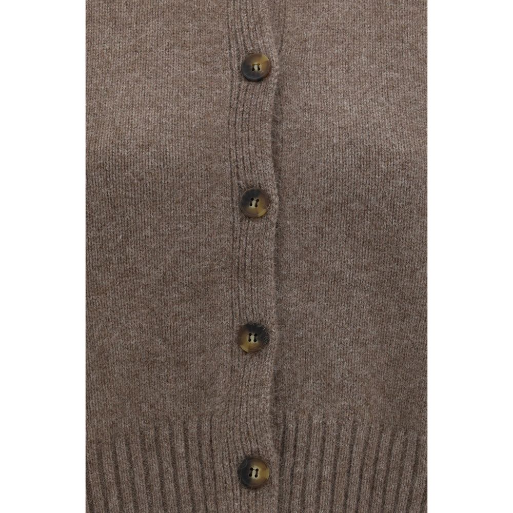 Brown Wool Oves Aries Cardigan