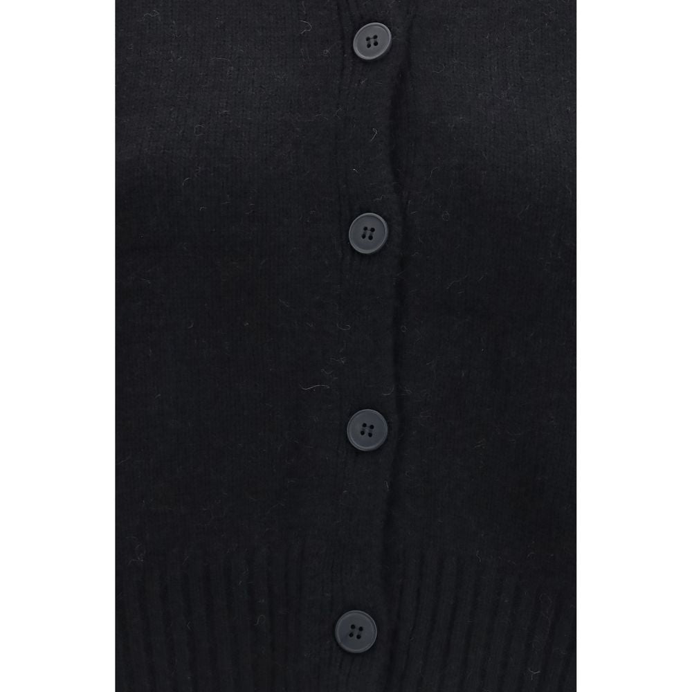 Black Wool Oves Aries Cardigan