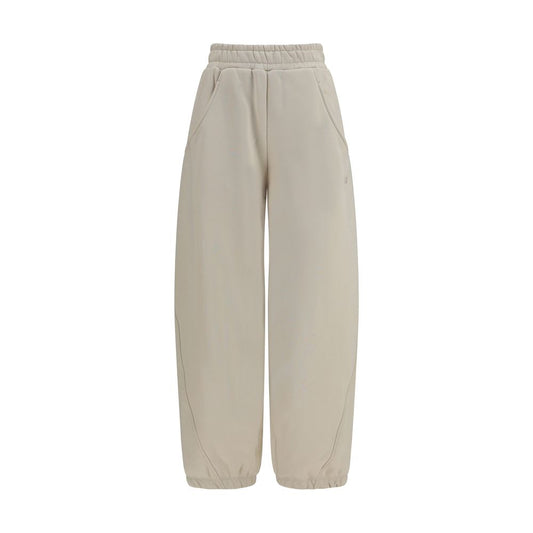 Beige Cotton Joggers (Workout Pants)
