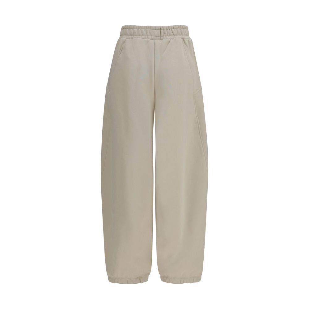 Beige Cotton Joggers (Workout Pants)