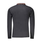 Black Cotton Men's Polo