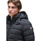 Black Polyamide Full-Length Jacket