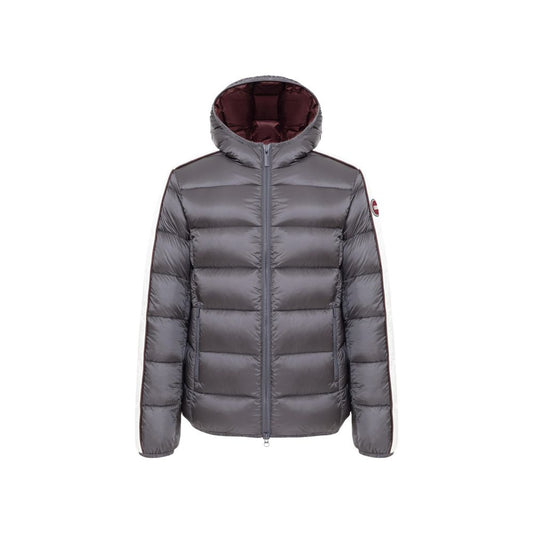 Beige Polyamide Full-Length Jacket