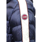 Blue Polyamide Full-Length Jacket