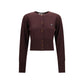 Purple Silk Cardigan