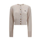 Beige Silk Cardigan