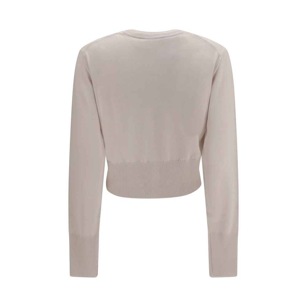 Beige Silk Cardigan