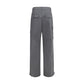 Gray Cotton Cargo Pants
