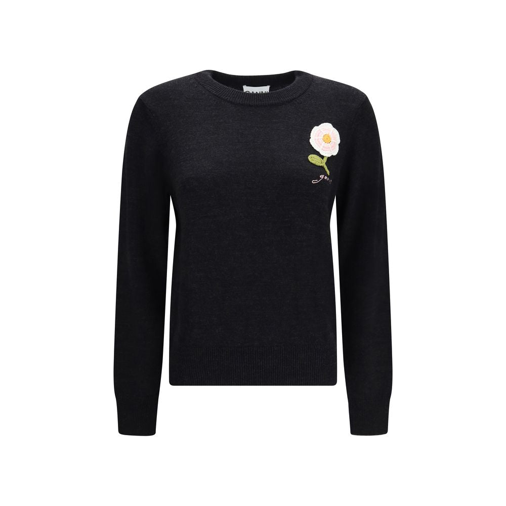 Black Wool Oves Aries Sweatshirt