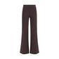 Brown Polyamide Casual Pants