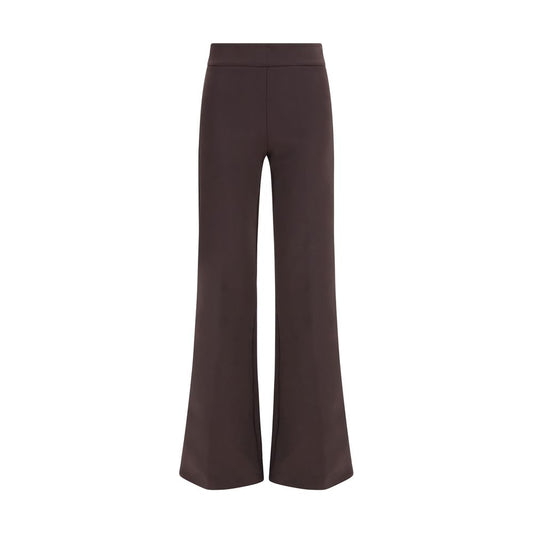 Brown Polyamide Casual Pants