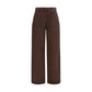 Brown Cotton Cargo Pants