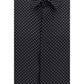 Black Silk Pattern Shirt