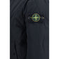 Black Polyester Full-Length Jacket