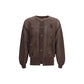 Brown Mohair Cardigan