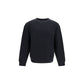 Black Cotton Sweatshirt