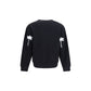 Black Cotton Sweatshirt