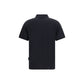 Black Cotton Polo Shirt