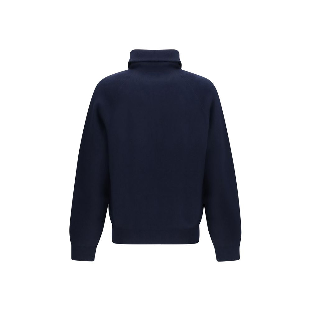 Blue Wool Oves Aries Polo Shirt