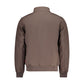 Brown Polyester Men's Jacket