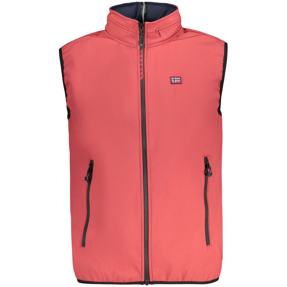 Rosso Polyester Men's Vest