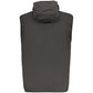 Black Polyester Mens Vest