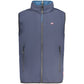 Blue Polyester Men's Vest