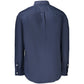 Blue Cotton Men's Shirt